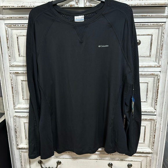 Men’s Columbia XXL Black Pullover Mesh Shirt - Picture 1 of 11